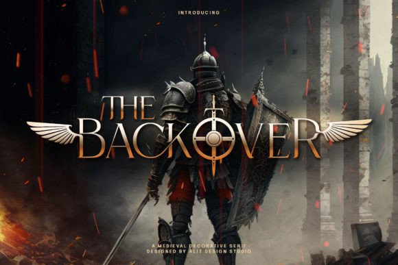 Backover Typeface: A Heroic Display Font for Editorial Design