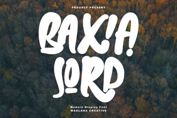 Baxia Jord: A Modern Display Font for Editorial Design