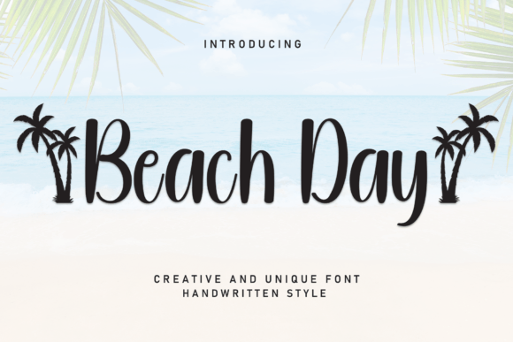 Beach Day: The Perfect Handwritten Display Font for Crafters