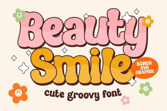 Beauty Smile: A Retro Display Font for Playful Editorial Design