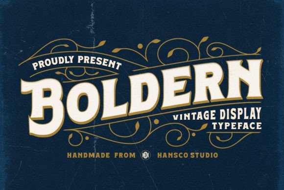Boldern: The Vintage Typeface for Scroll-Stopping Visuals
