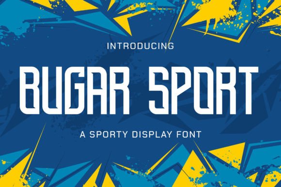 Bugar Sport: A Modern Typeface for Bold Branding Projects
