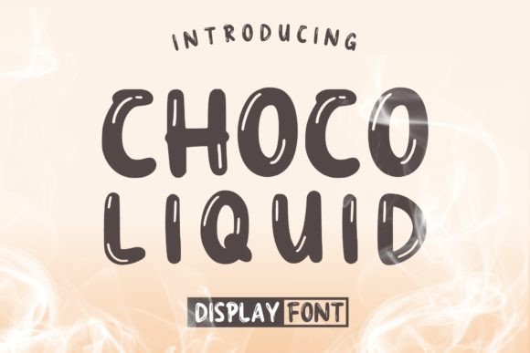 Choco Liquid: The Fun Display Font That Transforms Your Brand Identity