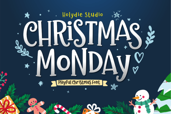 Christmas Monday: The Premium Display Font for Festive Campaigns