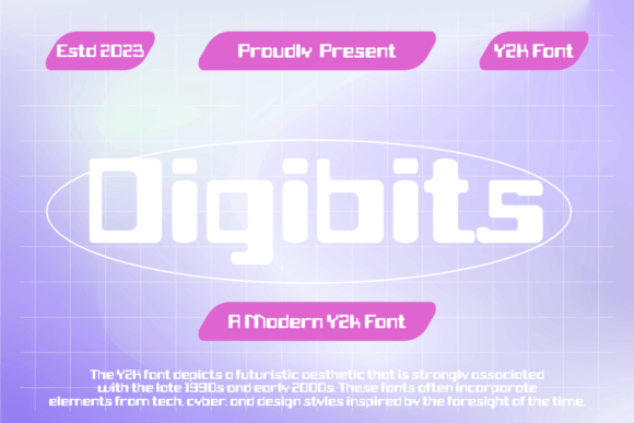Digibits: The Futuristic Display Font for Bold Brand Identity