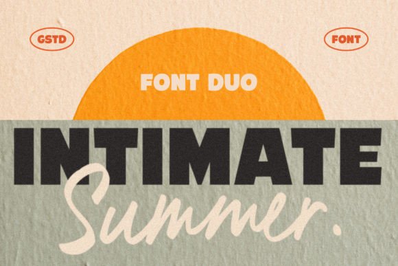 Intimate Summer: A Premium Display Font Duo for Modern Branding