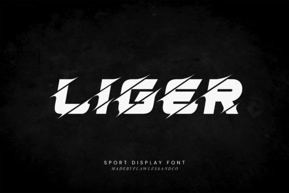 Liger: The Dynamic Display Font for Bold Marketing Campaigns