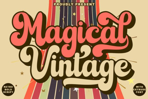 Magical Vintage: The Ultimate Retro Script for Modern Design