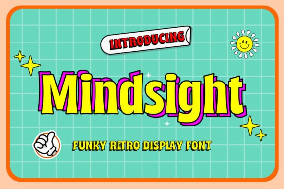 Mindsight: The Retro Display Font for Bold Branding