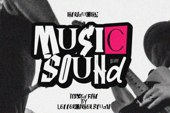 Music Sound: A Retro Display Font for Modern Web Design