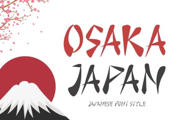Osaka Japan: The Premium Display Typeface for Bold Campaigns