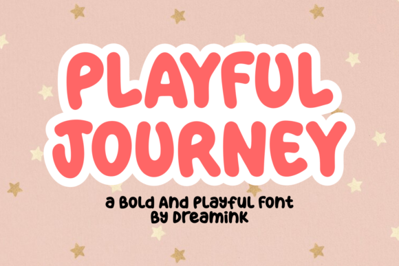 Playful Journey: A Lively Typeface for Bold Editorial Design