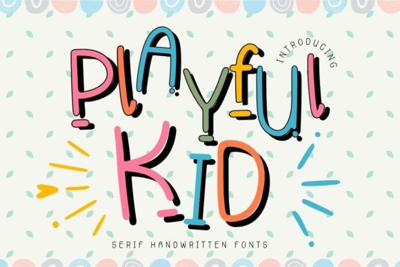 Playful Kid: The Perfect Display Font for Cute Editorial Design