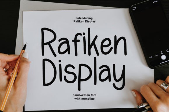 Rafiken Display: The Vintage Font for High-Impact Campaigns