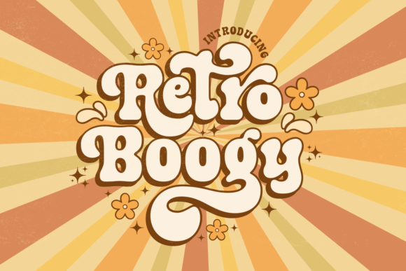 Retro Boogy: The Ultimate Retro-Themed Serif for Bold Designs