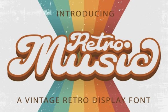 Retro Music: The Vintage Display Font for Authentic Branding