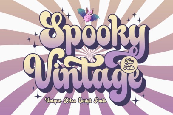 Spooky Vintage: The Retro Display Typeface for Editorial Design
