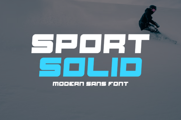 Sport Solid: The Modern Display Typeface for Bold Editorial Design