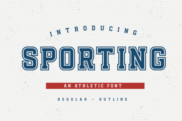 Sporting: The Athletic Display Font for Bold Campaigns