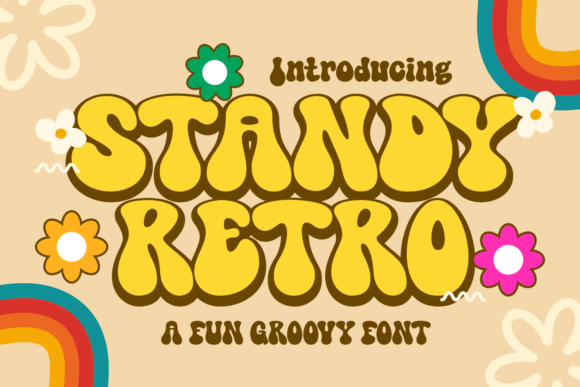 Standy Retro: A Groovy Display Font for Vibrant Editorial Design