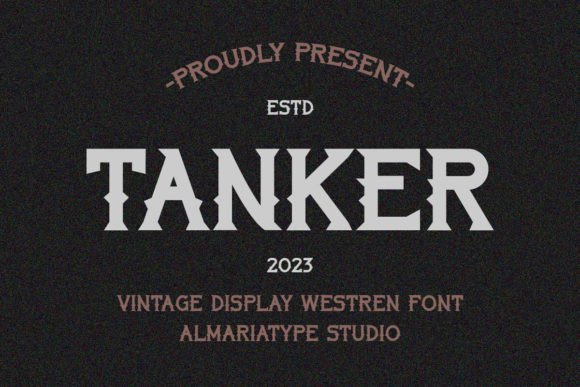 Tanker: The Vintage Western Font That Transforms Your Brand Identity
