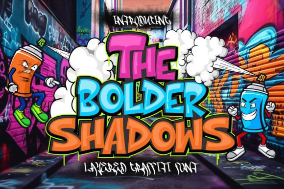 The Bolder Shadow: A Display Font for Edgy Editorial Design