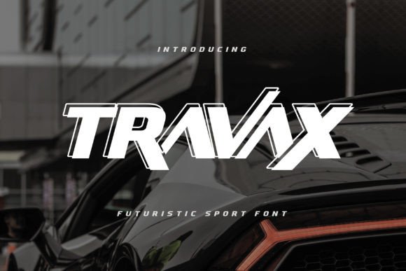 Travax: A Futuristic Sport Font for Modern Web Design