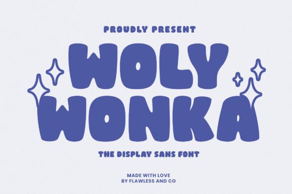Woly Wonka: The Whimsical Display Font for Creative Makers