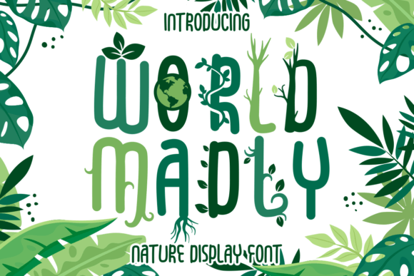 World Madly: A Quirky Display Font for Handmade Creators